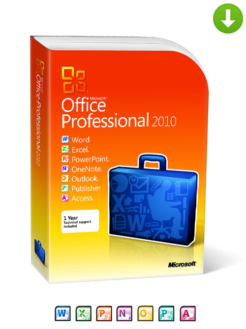 Microsoft Office 2010 Professional Plus on DVD MSOffice
